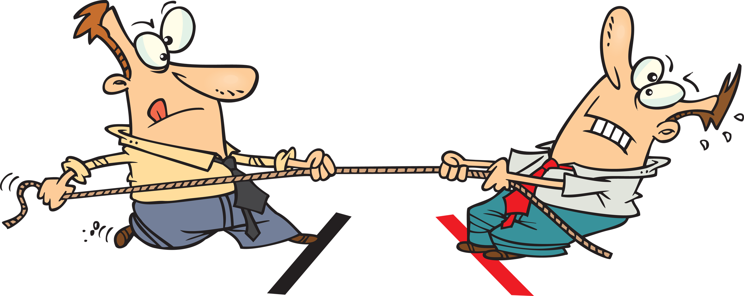 conflict clipart tug war
