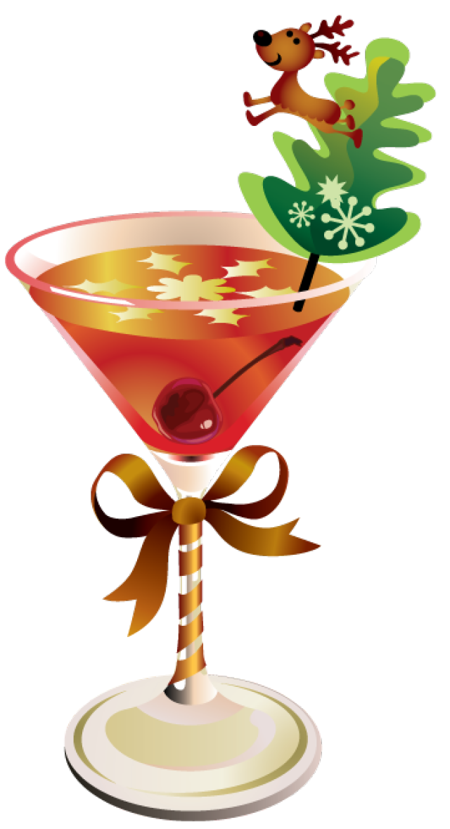 Collection of free dirking. Clipart christmas cocktail