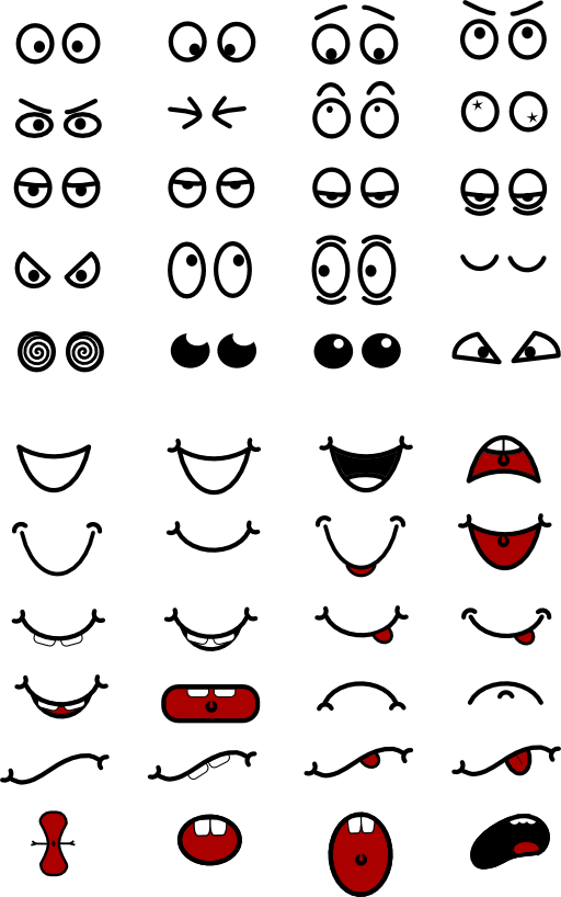 Cartoon eyes google search. Clipart mouth mouth expression