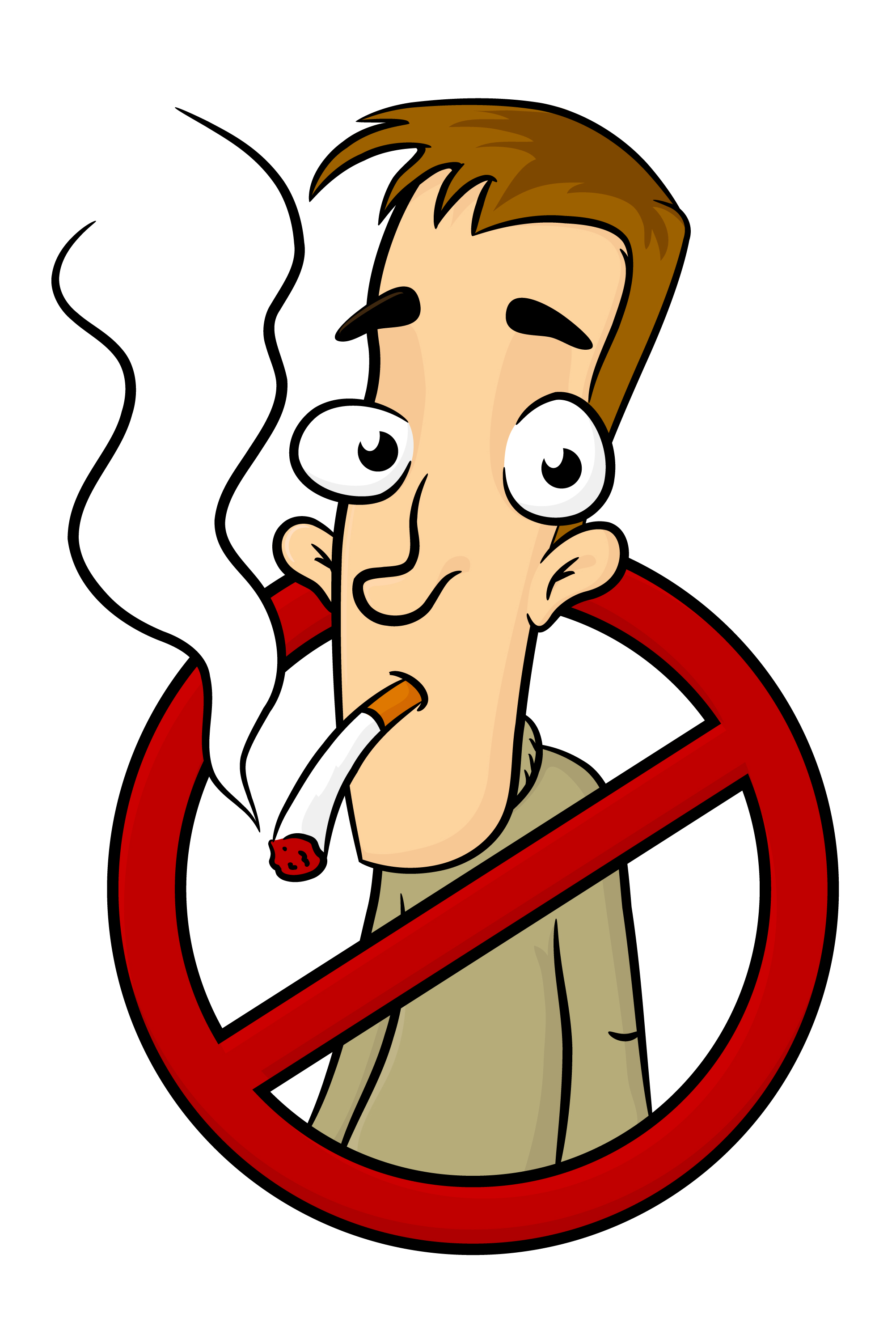 smoking clipart healthy person