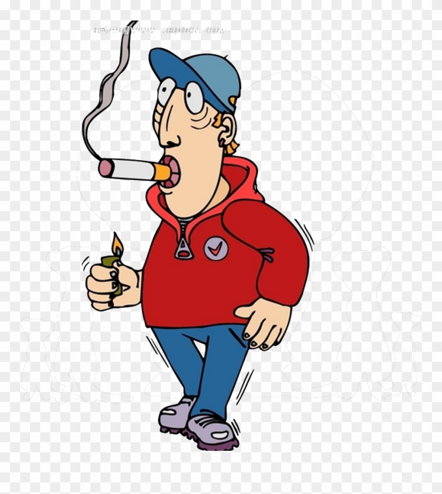 smoking clipart man smoking