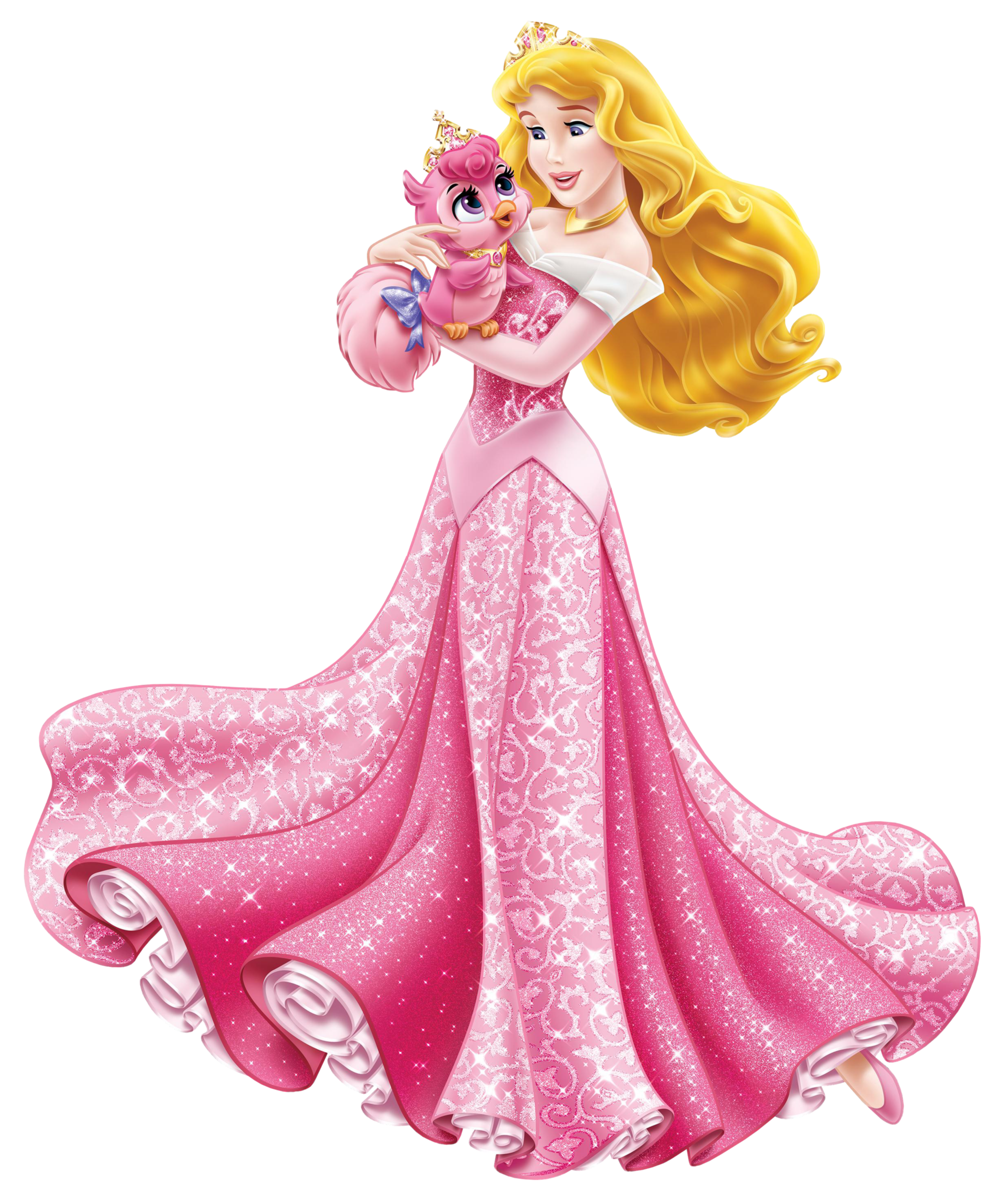 Disney princess with cute. Cinderella clipart aurora
