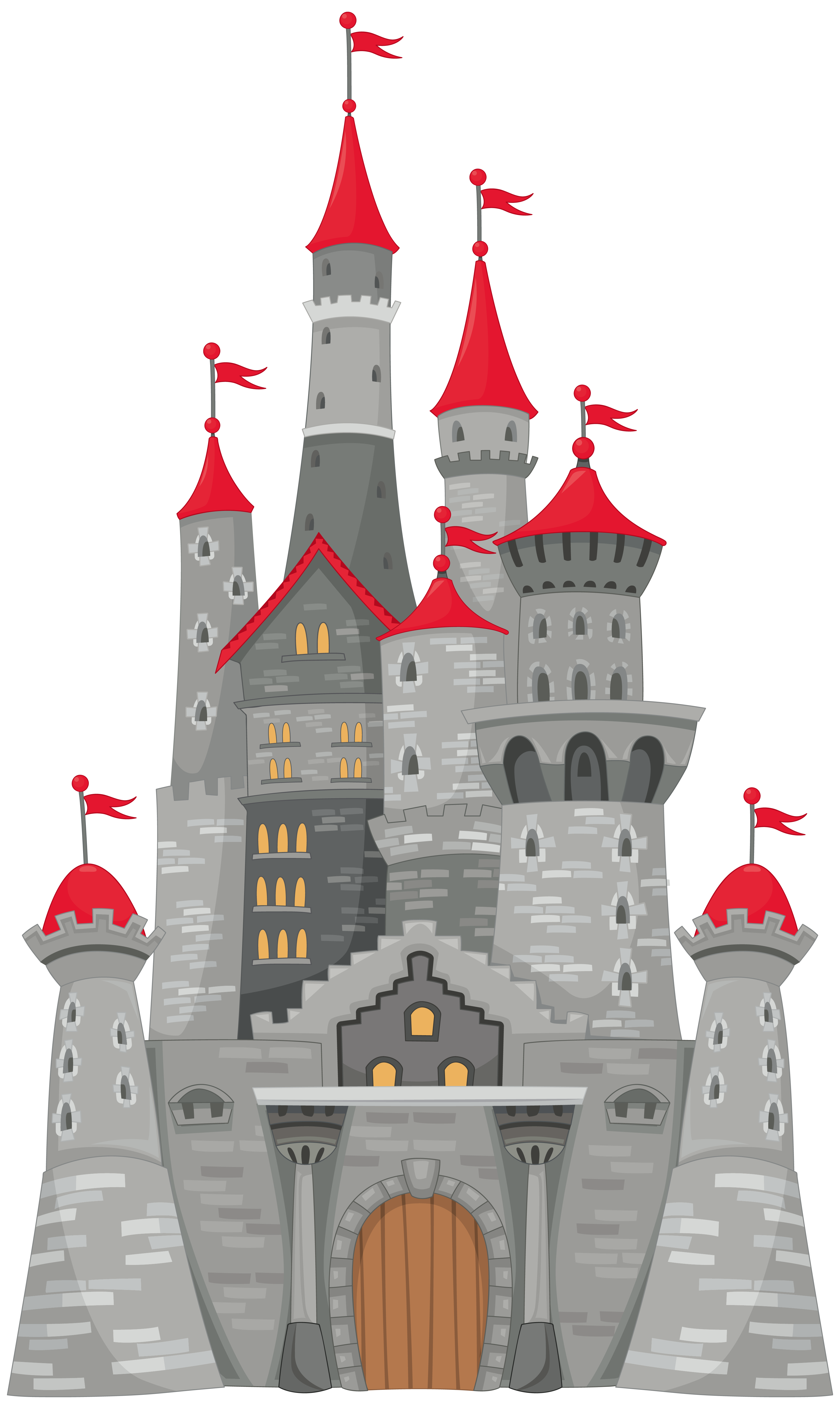 clipart shield castle