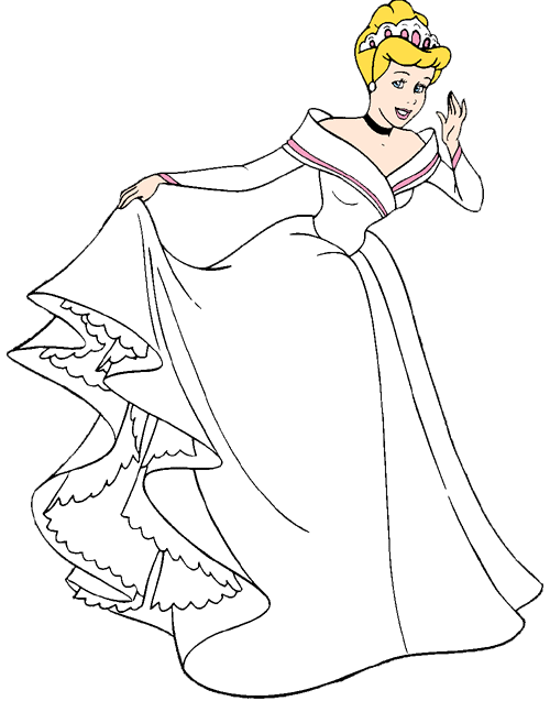 cinderella clipart bride