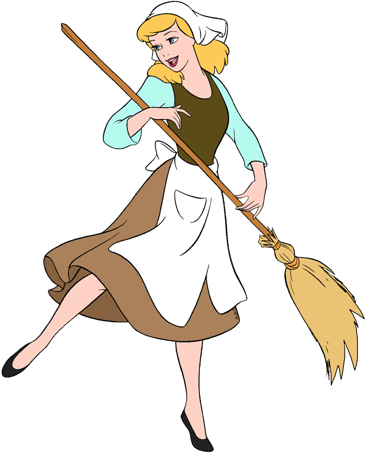 Clip art of dancing. Cinderella clipart broom