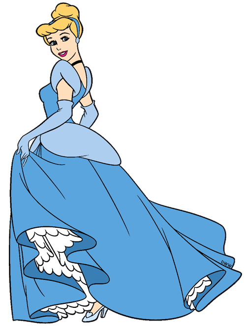 cinderella clipart cinderella blue dress
