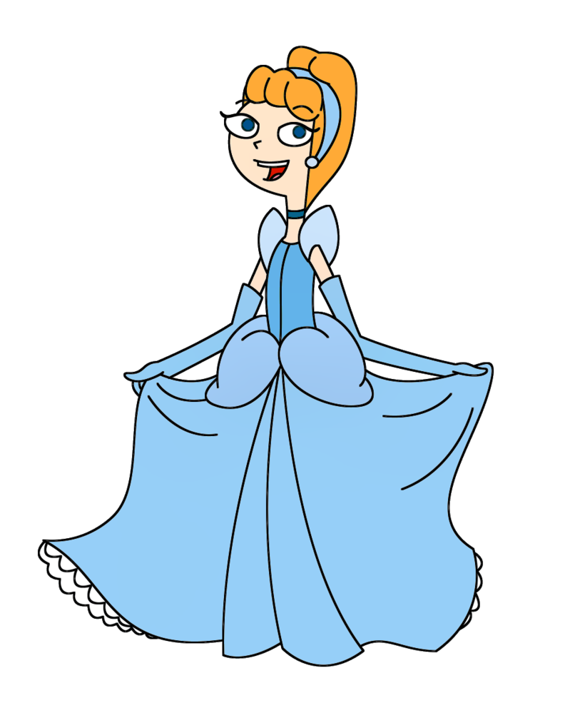 Cinderella Hair Cartoon