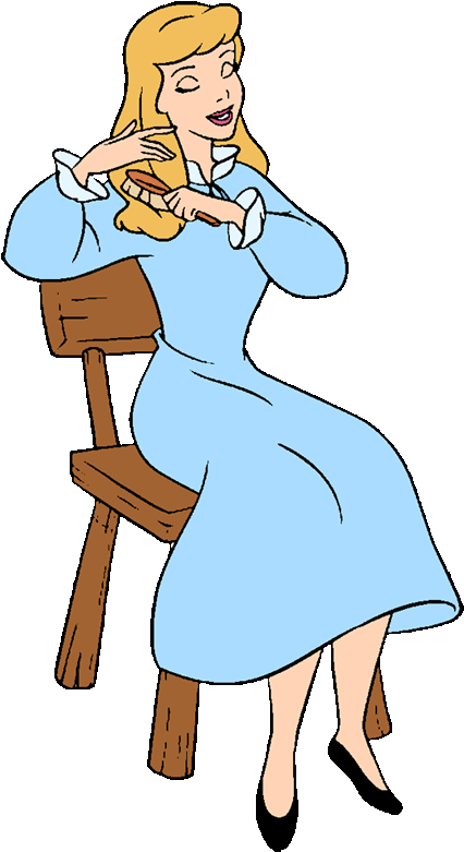 Cinderella Hair Cartoon