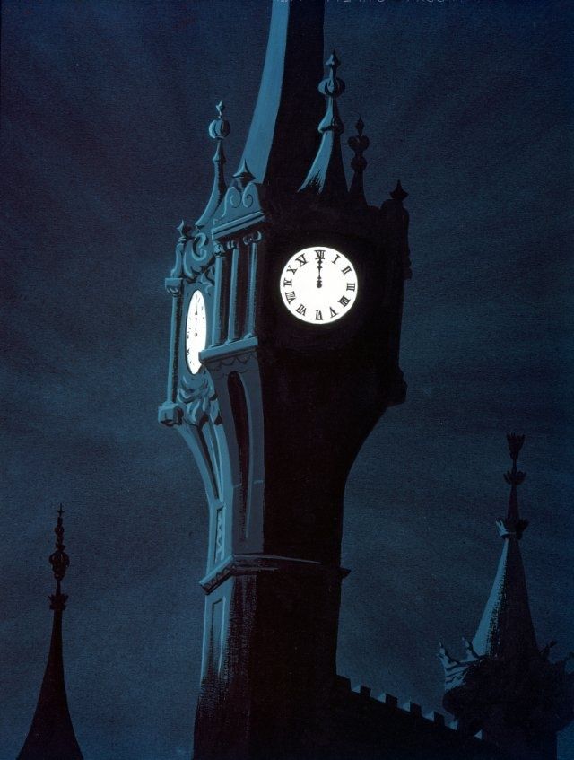 Cinderella clipart clock tower. Disney screen caps and