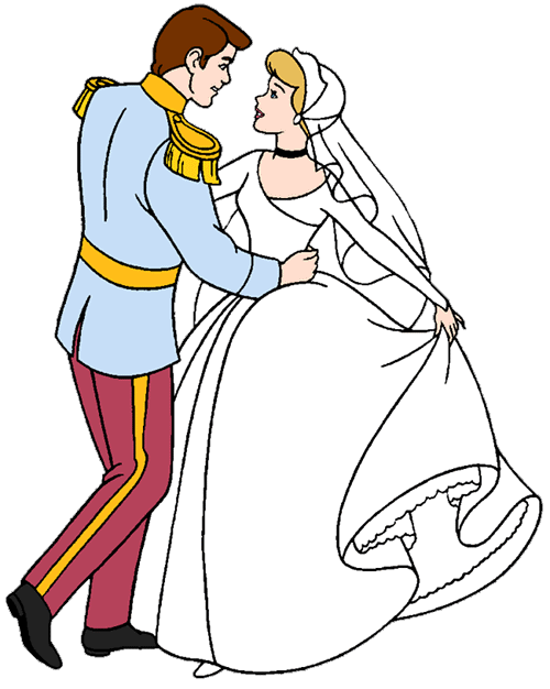 Disney weddings clip galore. Marriage clipart line art