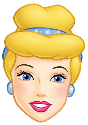 Pin by crafty annabelle. Cinderella clipart face
