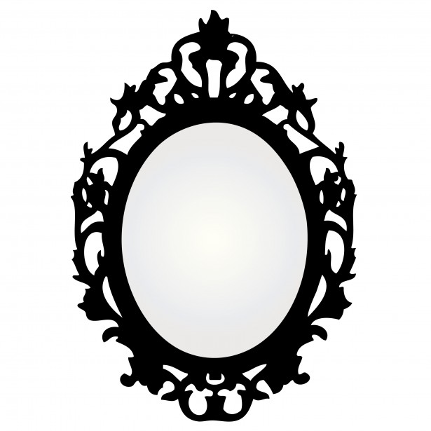 cinderella clipart mirror