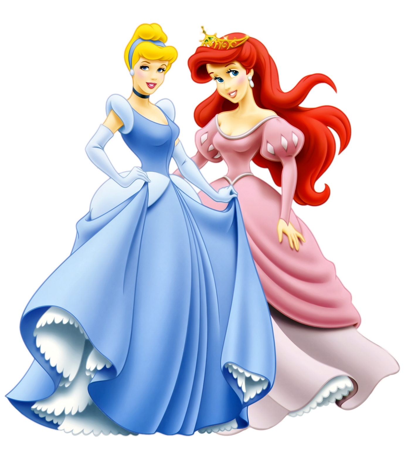Clipart key princess. Ariel and cinderella gallery