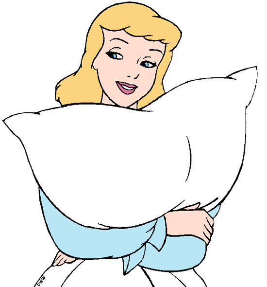 pillow clipart woman