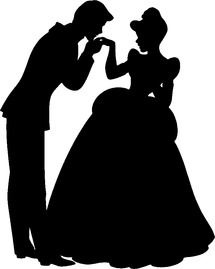 Cinderella clipart shadow. Free download clip art