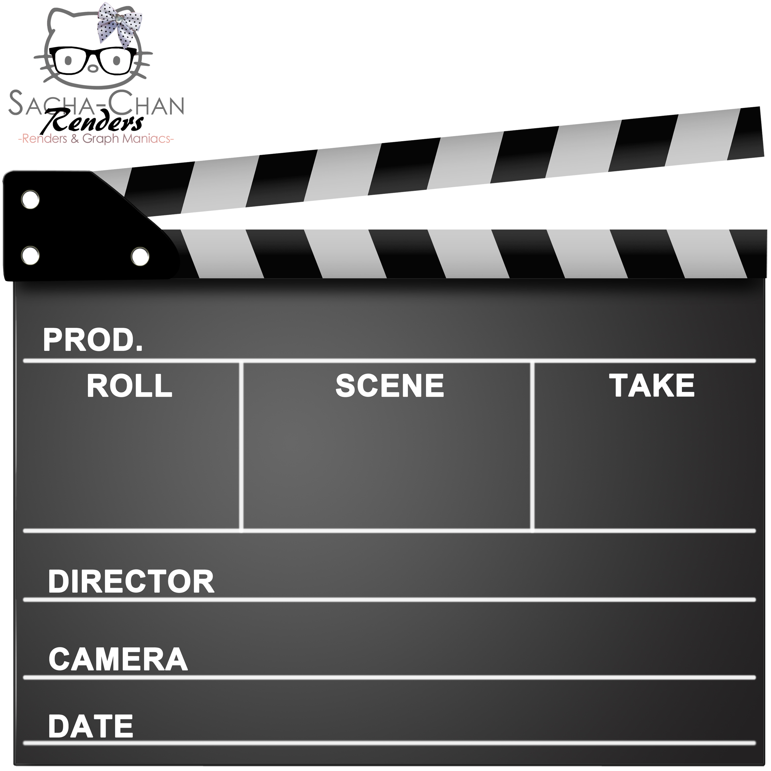hollywood clipart clap board
