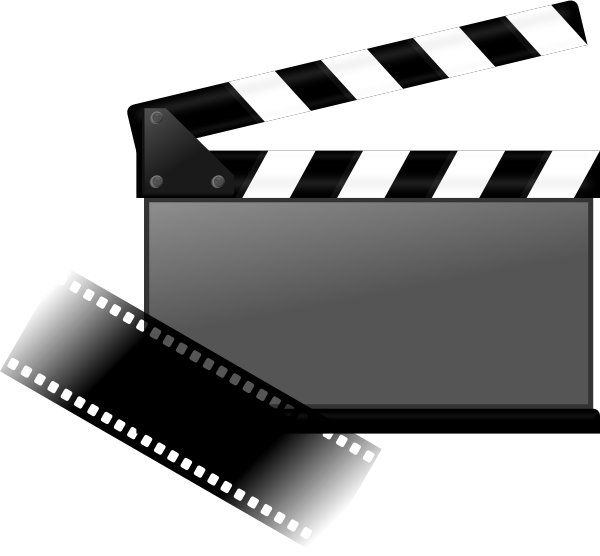 film clipart clap board