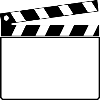 movie clipart clappers
