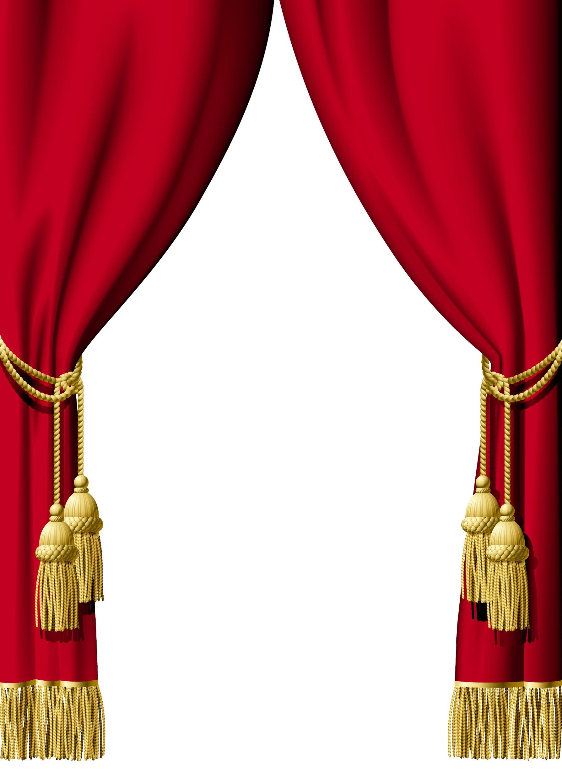 Drama red curtain
