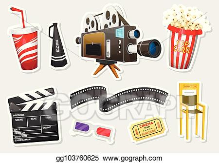 hollywood clipart sticker