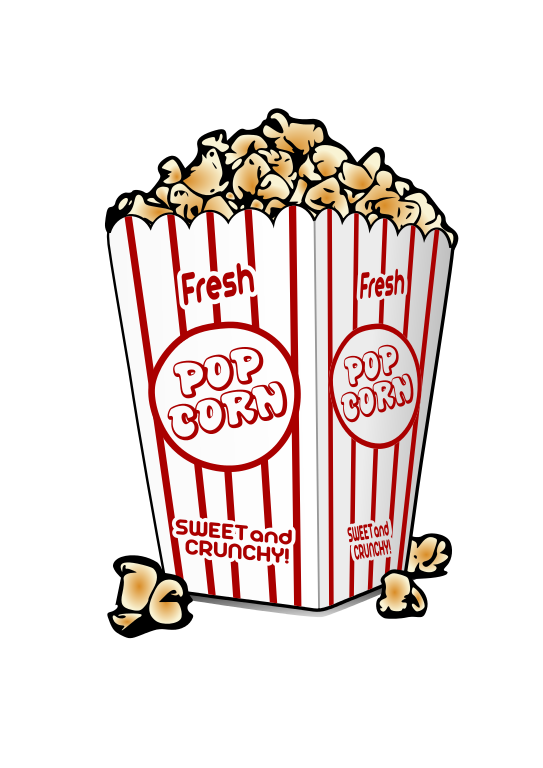  collection of movies. Food clipart movie