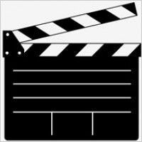movie clipart film slate
