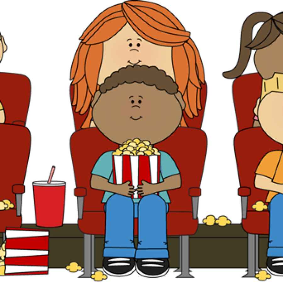 movies clipart film viewing