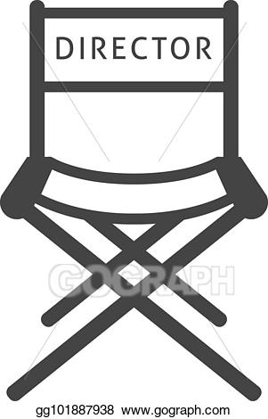 Stock bw icons movie. Cinema clipart icon vector