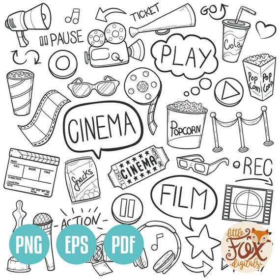 Eps day film family. Cinema clipart icon vector