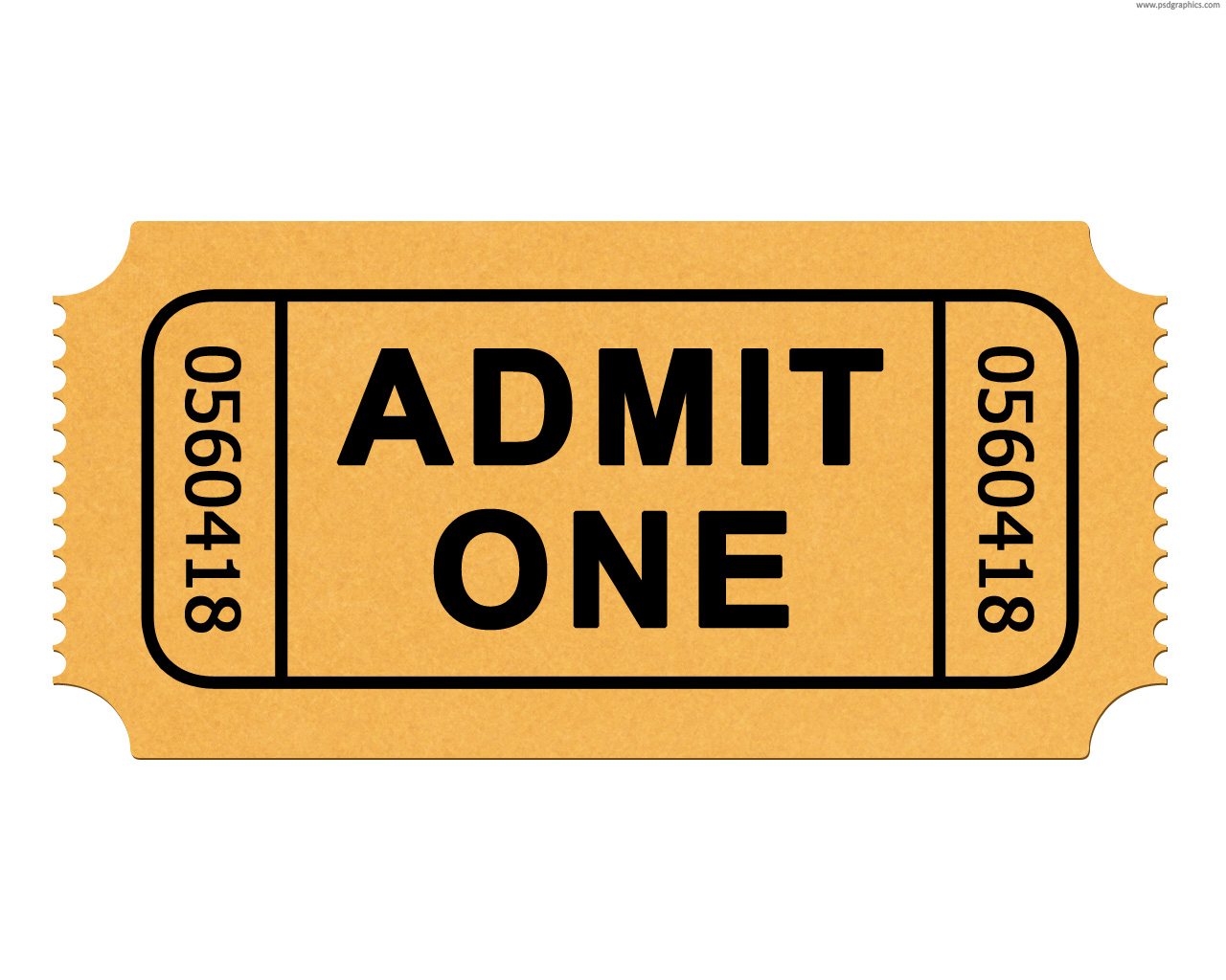 concert clipart theatre ticket