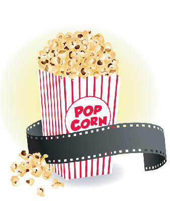 cinema clipart popcorn