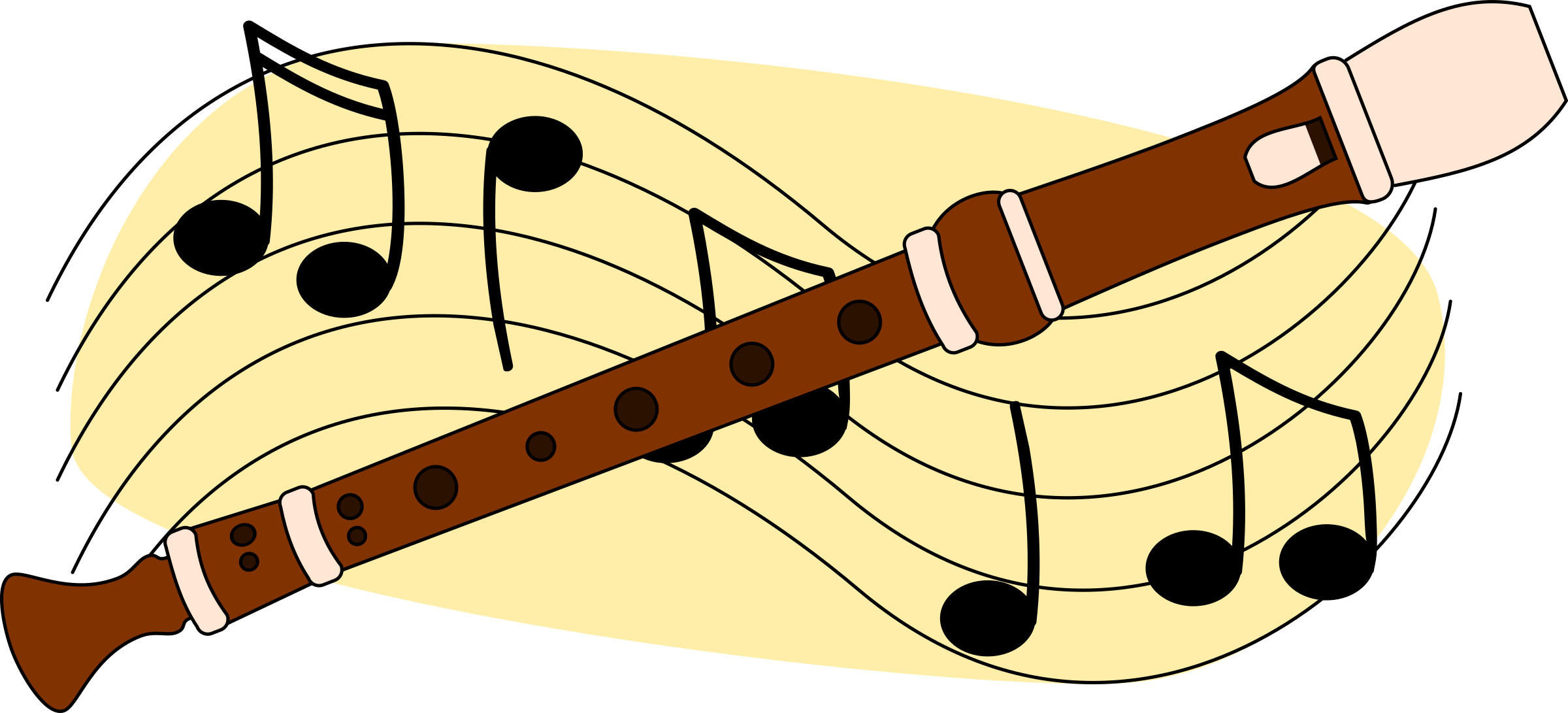 music clipart recorder