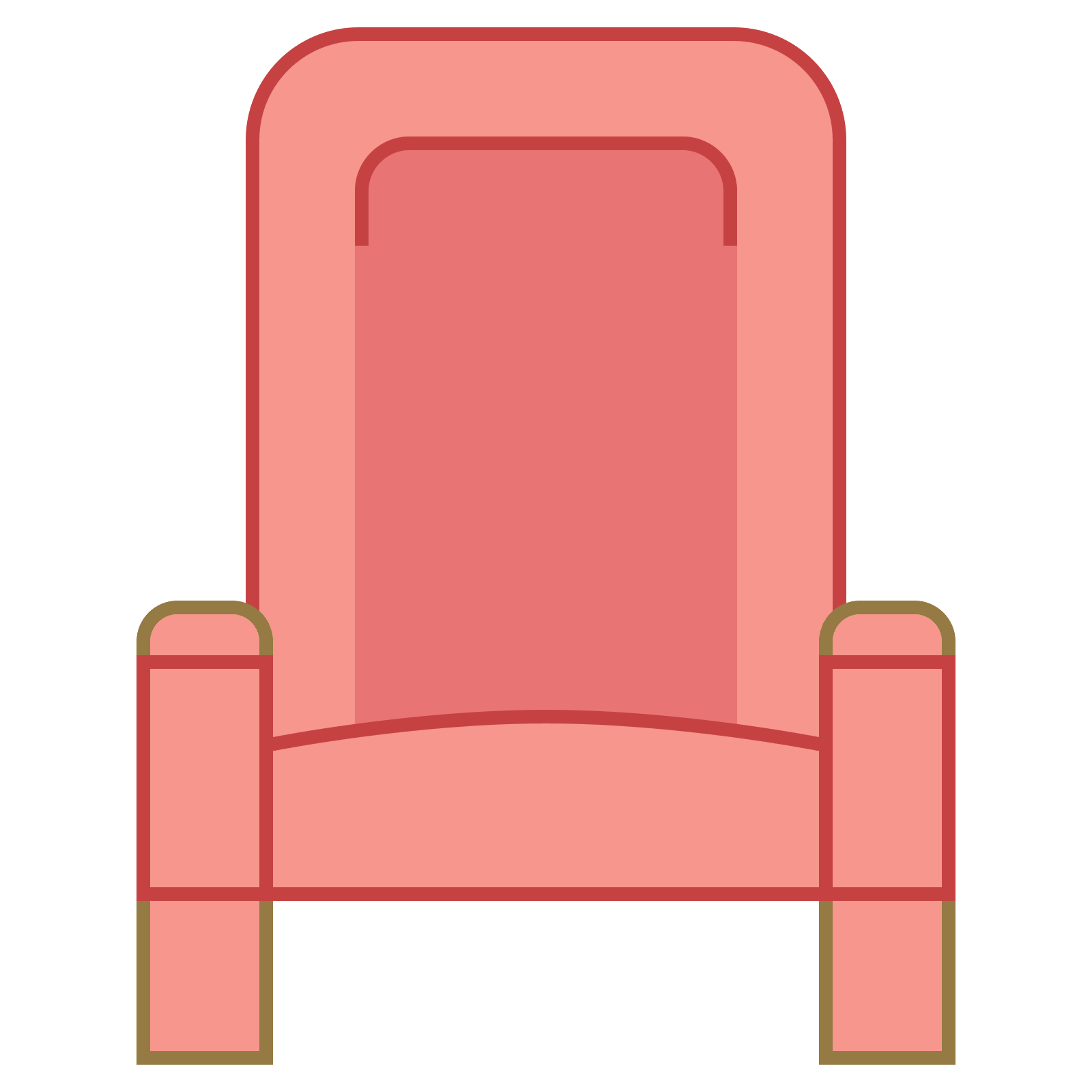 clipart chair row chair