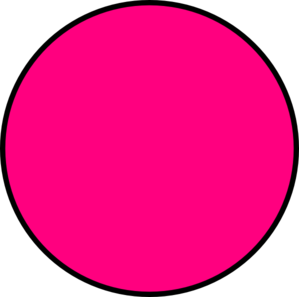 Pink clip art at. Clipart circle