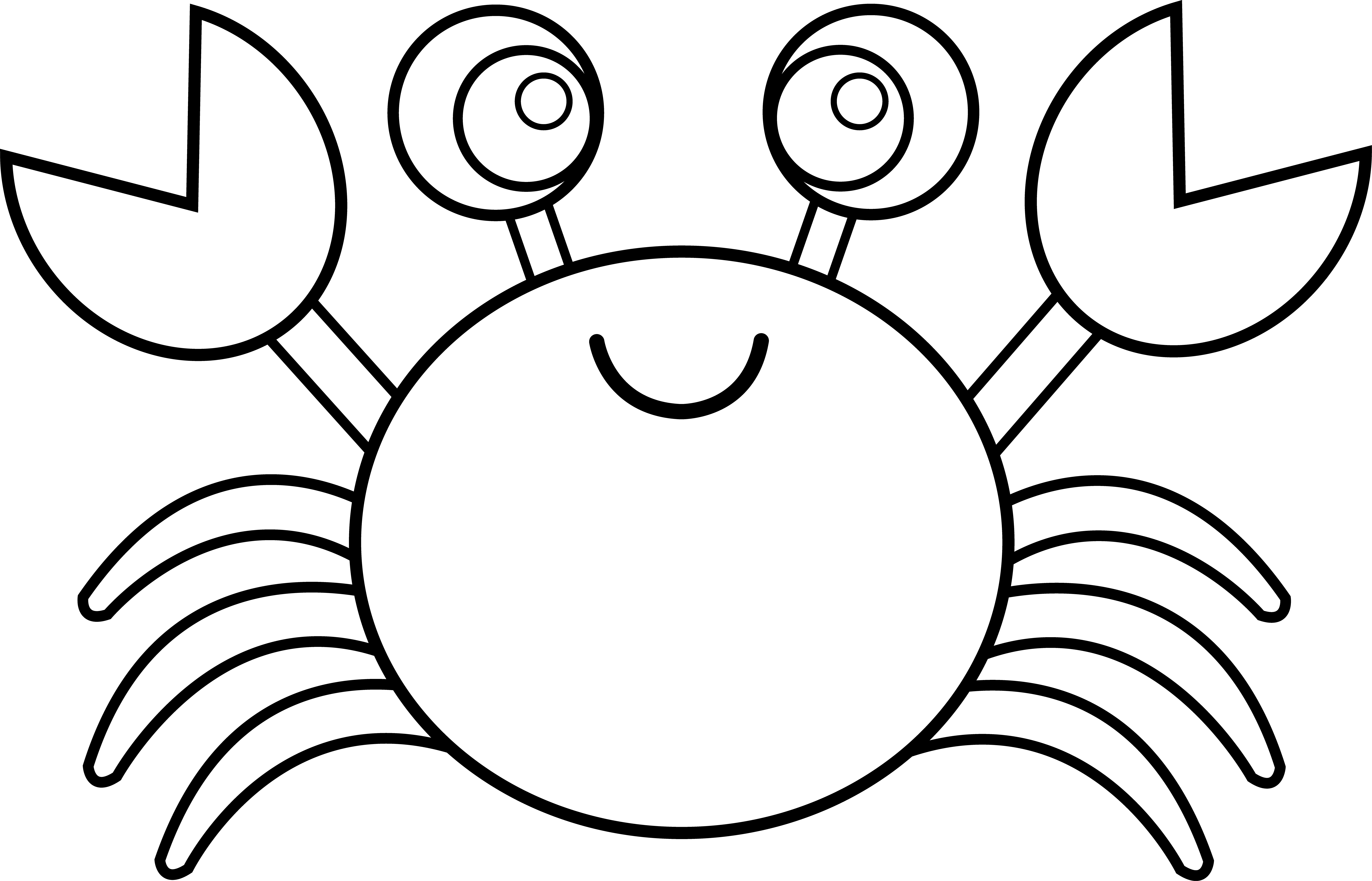 Windy clipart clip art. Crab black and white