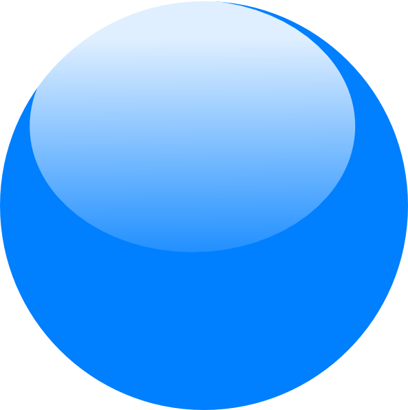 circle clipart blue