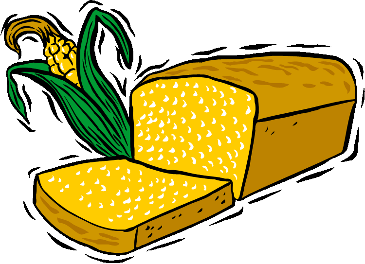 Corn bread . December clipart december event
