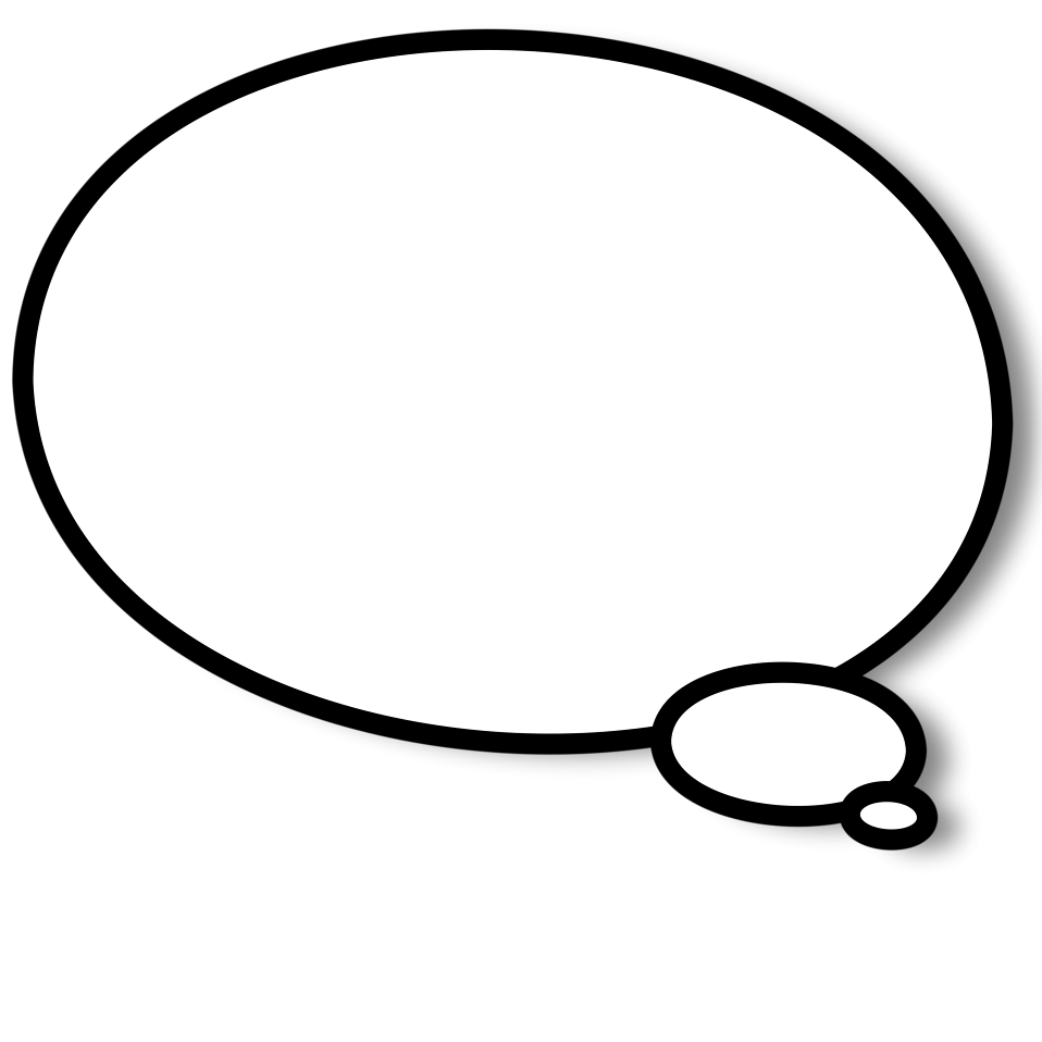 thoughts clipart speech bubble