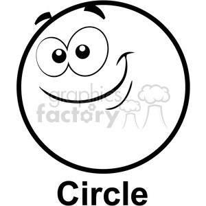 circle clipart cartoon