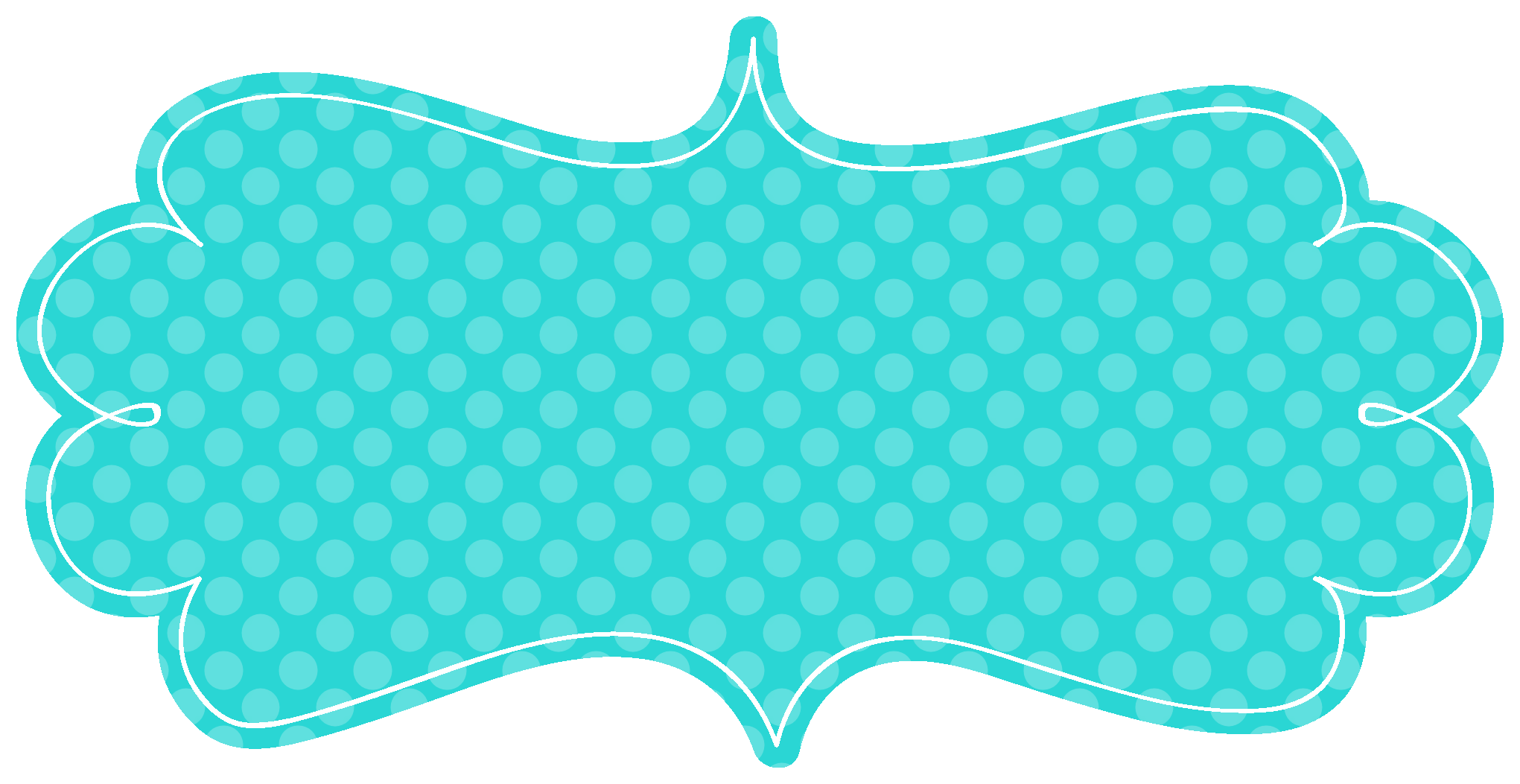 label clipart turquoise