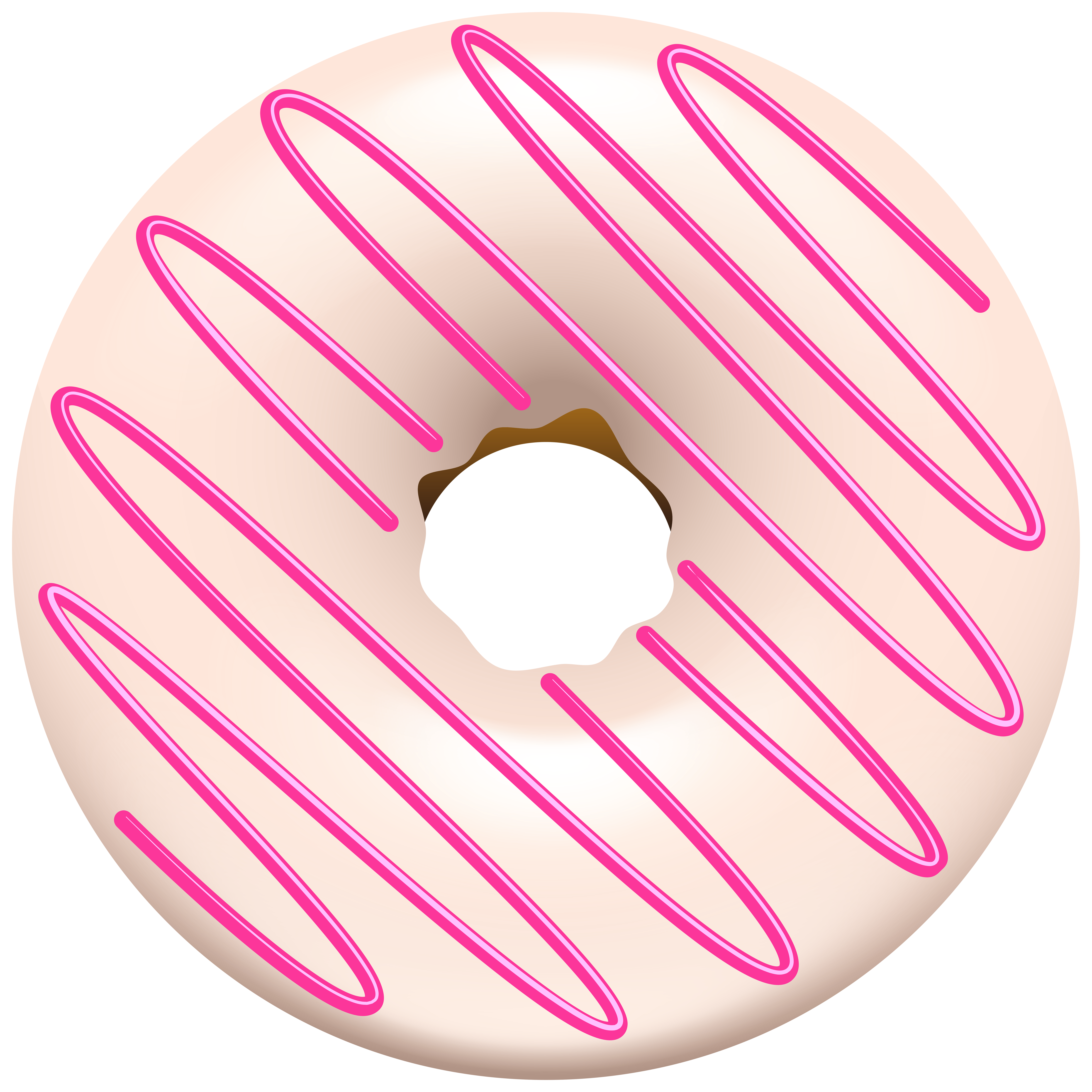 White donut png transparent. Wheel clipart pink