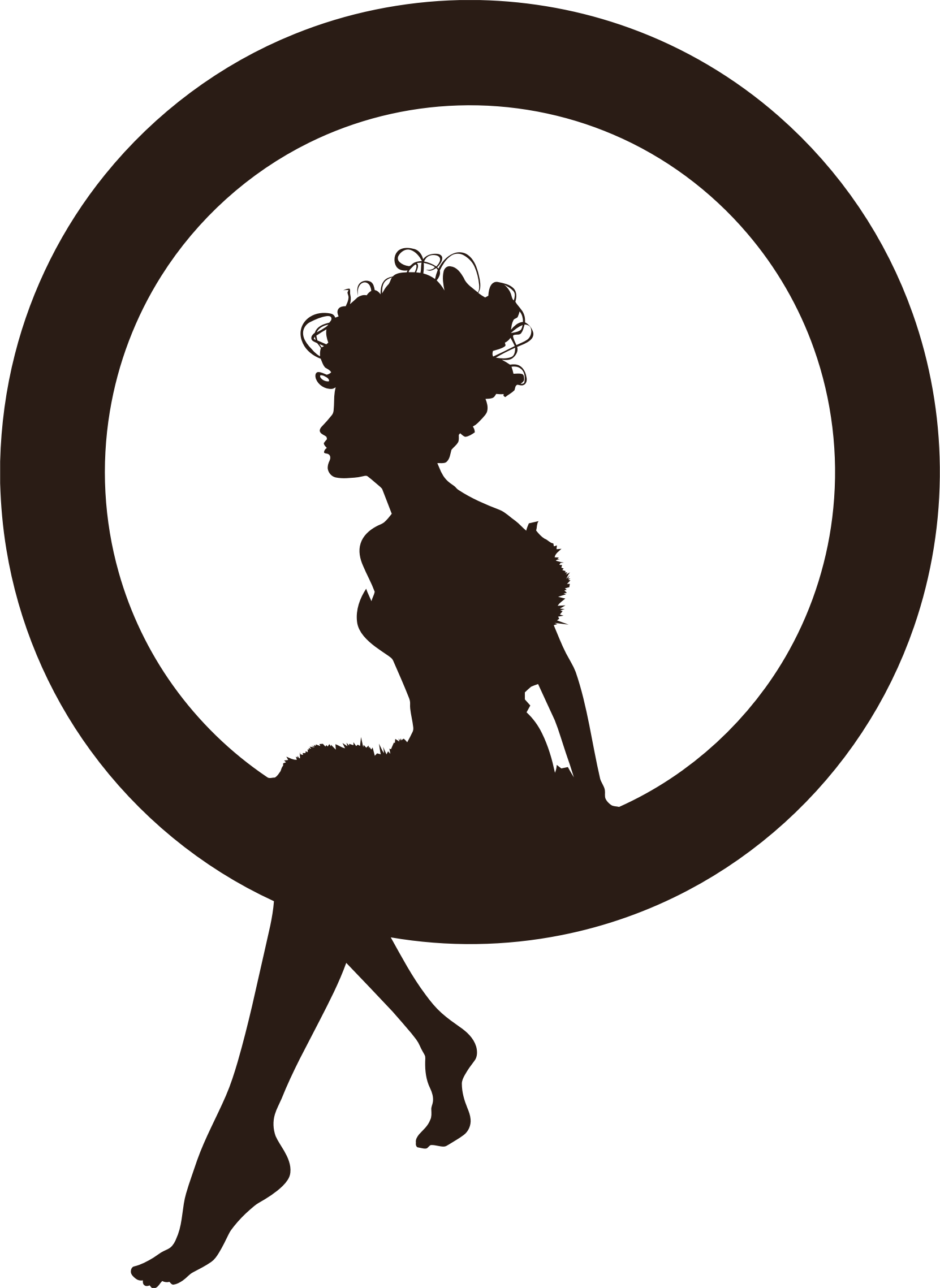 Clipboard clipart silhouette. Circle at getdrawings com