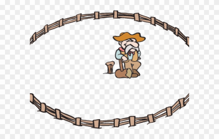 circle clipart fence