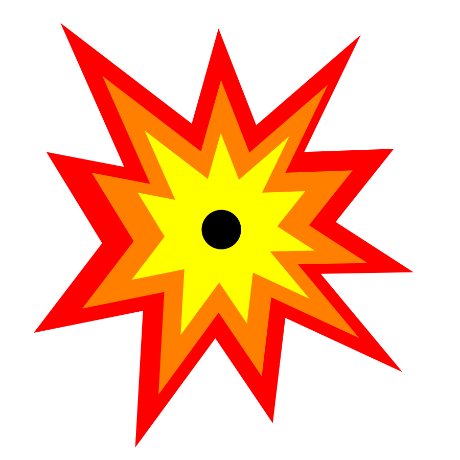 Fire png file tag. Moving clipart explosion