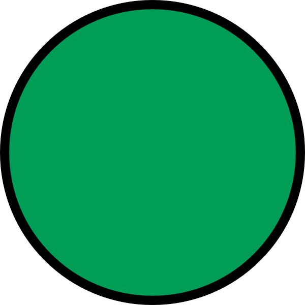 Clip art at clker. Circle clipart green