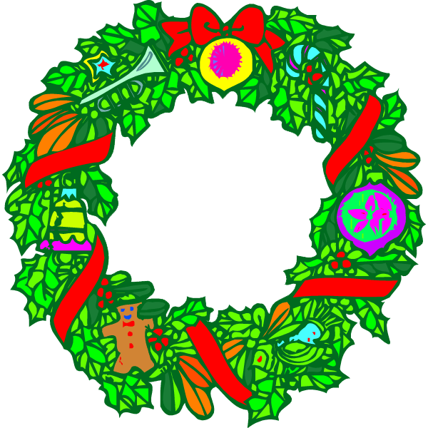 Wreath at getdrawings com. Cookie clipart dessert