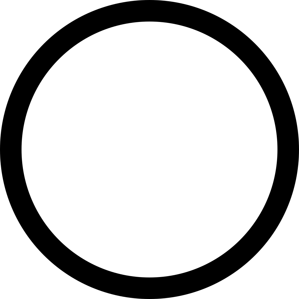 circle clipart hollow