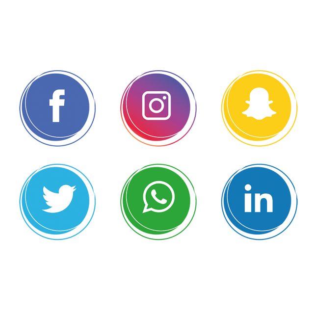 facebook twitter instagram icons png