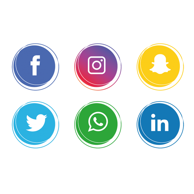 Facebook twitter instagram icons png