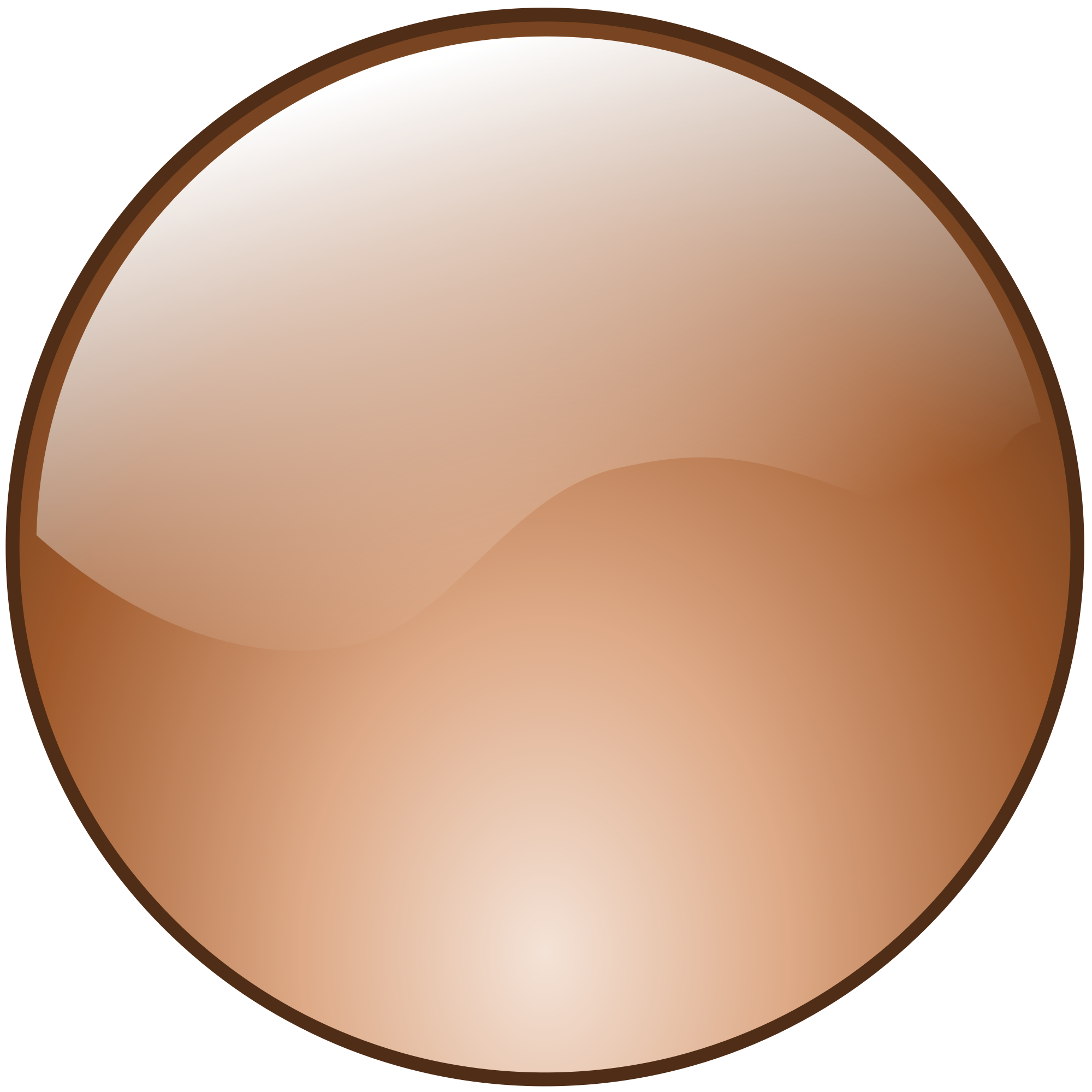 Clipart circle light brown. File button icon svg
